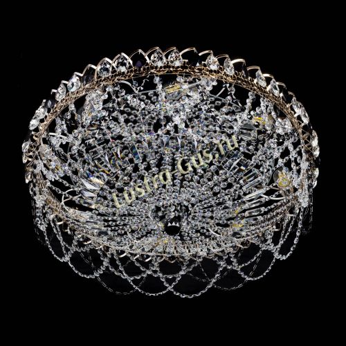 Люстра Каскад Ажур 700 мм черный в Самаре Гусь Хрустальный