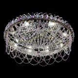 Люстра Каскад Ажур 700 мм розовый в Самаре Люстра Каскад Ажур 700 мм розовый в Самаре