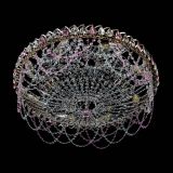 Люстра Каскад Ажур 700 мм розовый в Самаре Люстра Каскад Ажур 700 мм розовый в Самаре