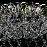 Люстра Хрустальный Каскад Ажур зеленый, диаметр - 450 мм, Люстры Гусь Хрустальный Люстра Хрустальный Каскад Ажур зеленый, диаметр - 450 мм, Люстры Гусь Хрустальный