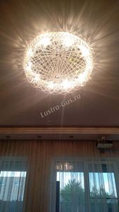 Люстра Хрустальный Каскад Ажур в Самаре отзыв и фото покупателя