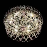 Люстра Хрустальный Каскад Ажур розовый в Самаре