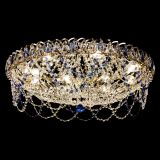 Люстра Каскад Ажур 700 мм синий в Самаре