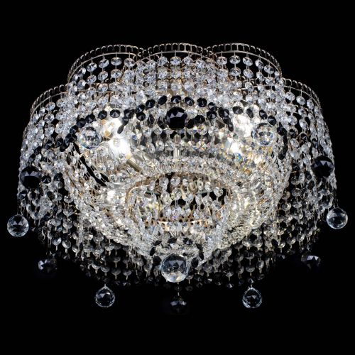 Люстра Камелия №4 черная в Самаре Гусь Хрустальный