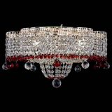 Люстра Камелия №4 красная в Самаре