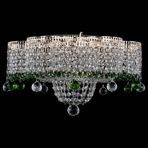 Люстра Камелия №4 зеленая в Самаре Люстра Камелия №4 зеленая в Самаре