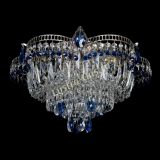 Люстра Камея №1 - 3 лампы синяя в Самаре