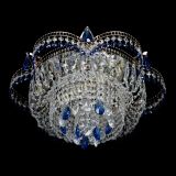 Люстра Камея №1 - 3 лампы синяя в Самаре