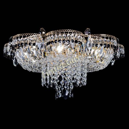 Люстра Камея №1 черная в Самаре Гусь Хрустальный