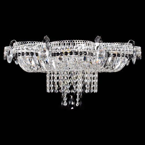 Люстра Камея №1 черная в Самаре Гусь Хрустальный