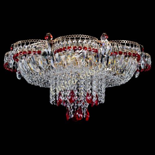 Люстра Камея №1 красная в Самаре Гусь Хрустальный