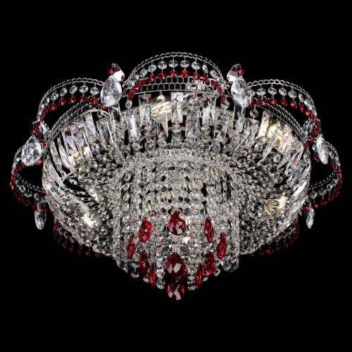 Люстра Камея №1 красная в Самаре Гусь Хрустальный