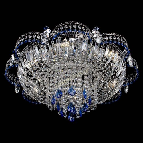 Люстра Камея №1 синяя в Самаре Гусь Хрустальный