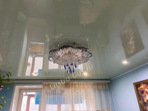 Люстра Камея №1 синяя в Самаре отзыв и фото покупателя