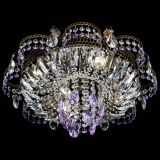 Люстра Камея №4 под бронзу фиолетовая в Самаре