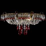 Люстра Камея №4 под бронзу красная в Самаре