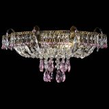 Люстра Камея №4 под бронзу розовая в Самаре