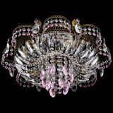 Люстра Камея №4 под бронзу розовая в Самаре