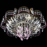 Люстра Камея №4 под бронзу розовая в Самаре