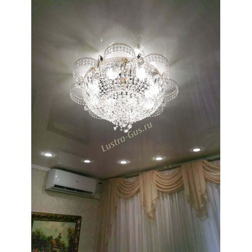 Люстра Камея №8 под бронзу в Самаре Гусь Хрустальный