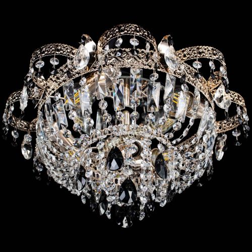 Люстра Камея Флора №4 черная в Самаре Гусь Хрустальный