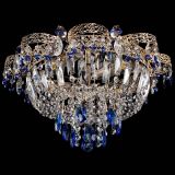 Люстра Камея Флора №4 синяя в Самаре
