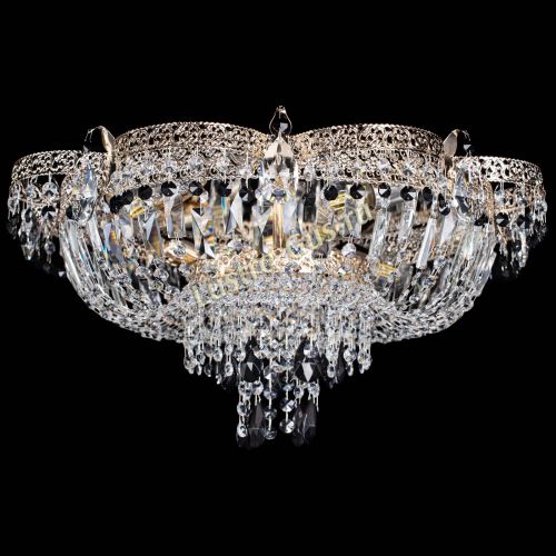 Люстра Камея Флора Журавлик №6 черная в Самаре Гусь Хрустальный