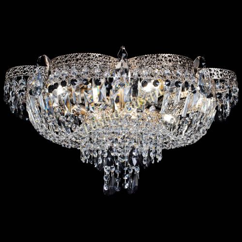 Люстра Камея Флора Журавлик №6 черная в Самаре Гусь Хрустальный