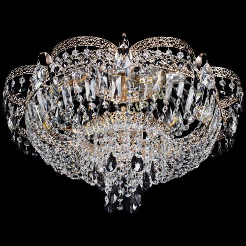 Люстра Камея Флора Журавлик №6 черная в Самаре Гусь Хрустальный