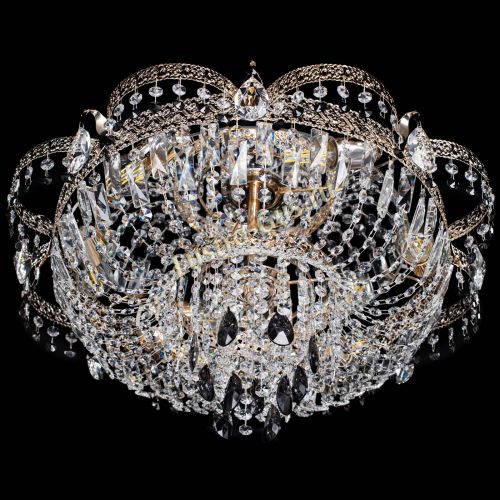 Люстра Камея Флора Журавлик №6 черная в Самаре Гусь Хрустальный