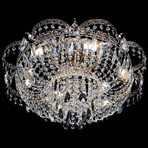 Люстра Камея Флора Журавлик №6 черная в Самаре Гусь Хрустальный