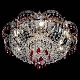 Люстра Камея Флора Журавлик №6 красная в Самаре