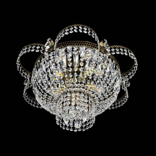 Люстра Камея №1 под бронзу прямая в Самаре Гусь Хрустальный