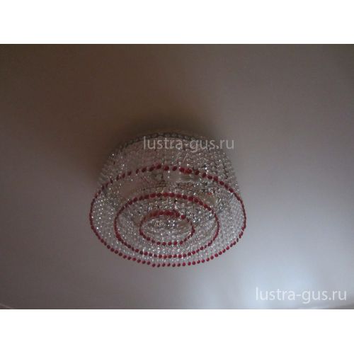 Люстра Капель обтикон 5 ламп в Самаре Гусь Хрустальный