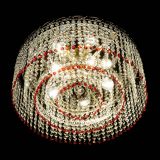 Люстра Капель оптикон №2 красная в Самаре