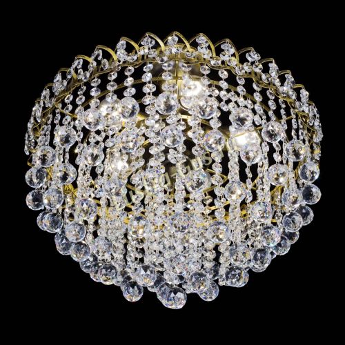 Люстра Капель Пирамида Шар 30 с подвесом под бронзу в Самаре Гусь Хрустальный