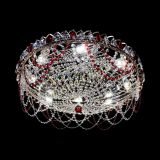 Люстра Каскад Ажур 700 мм красный в Самаре