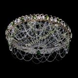 Люстра Каскад Ажур 700 мм зеленый в Самаре Люстра Каскад Ажур 700 мм зеленый в Самаре