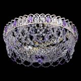 Люстра Каскад Ажур Фиолетовая белая в Самаре