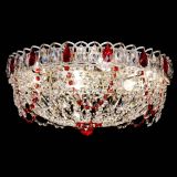 Люстра Каскад Ажур Красная белая в Самаре