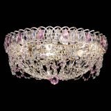 Люстра Каскад Ажур Розовая белая в Самаре