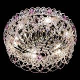 Люстра Каскад Ажур Розовая белая в Самаре