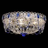 Люстра Каскад Ажур Синяя белая в Самаре