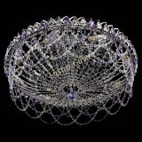 Люстра Каскад Ажур 700 мм фиолетовый в Самаре