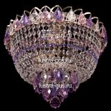 Люстра Катерина дубик цветная, цвет фурнитуры: золото, Люстры Гусь Хрустальный Люстра Катерина дубик цветная, цвет фурнитуры: золото, Люстры Гусь Хрустальный