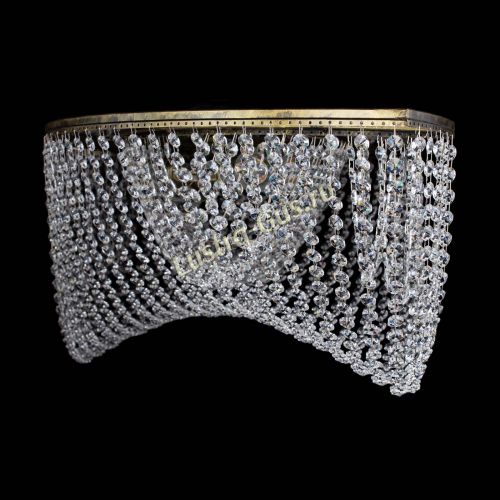 Люстра Хрустальная Волна под бронзу в Самаре Гусь Хрустальный