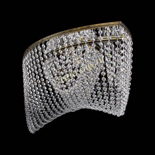 Люстра Хрустальная Волна под бронзу в Самаре Гусь Хрустальный