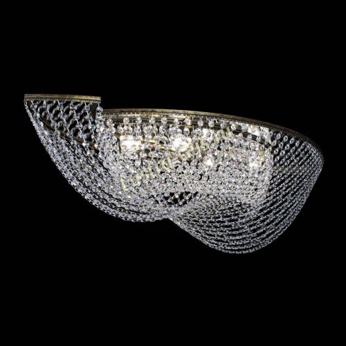 Люстра Хрустальная Волна под бронзу в Самаре Гусь Хрустальный