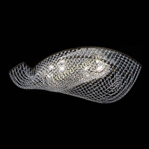 Люстра Хрустальная Волна под бронзу в Самаре Гусь Хрустальный