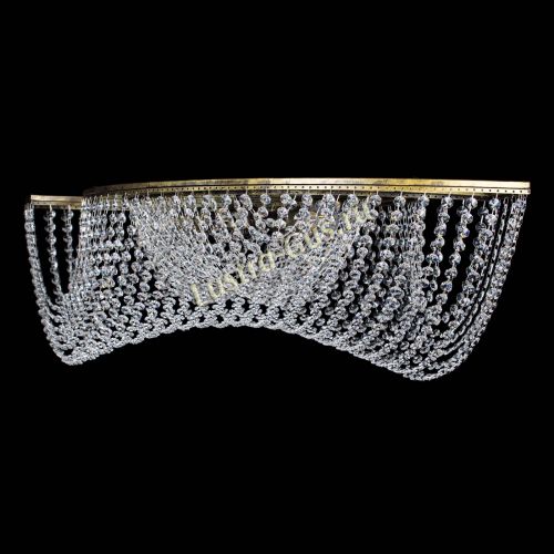 Люстра Хрустальная Волна под бронзу в Самаре Гусь Хрустальный